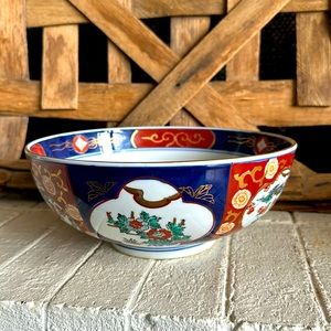 Gold Imari Hand Painted Vintage Japanese Bowl (45)